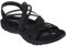 Skechers Damen Sandals, Black Gore, 40 EU