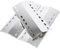 GFTIME 40 x 17 cm Brennerabdeckung Heizplatte Ersatzteile für Landmann Grill Chef, Landmann Triton 2 & 3 & 4, Edelstahl Flammenverteiler Hitzeschild Zubehör, 3 Stück