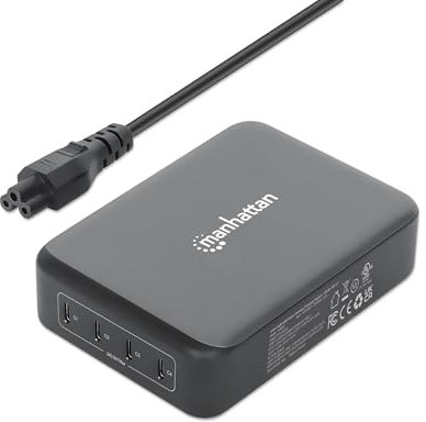 Manhattan USB-C-Ladestation, 4 USB-C-Anschlüsse, P 102667