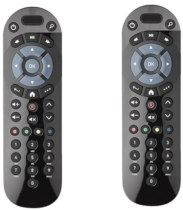 2 Pack Replacement Remote Control Compatible with All SkyQ Box, SkyQ TV Box, SkyQ Mini Box and Sky Q Silver Box (The Newly Upgraded Version 2.0 Intelligent Remote Control is Suitable for SKYQ)