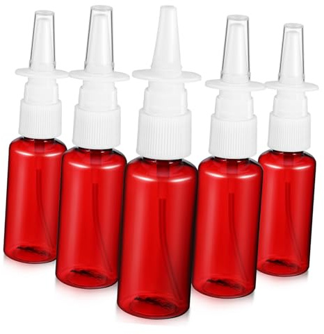 PartyKindom Leere Sprühflasche 30 Ml Aus Kunststoff Kleine Nachfüllbare Sprühflaschen Dichter Verschluss Tragbar Für Reisen Und Outdoor 5 Stück
