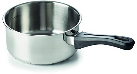 Beka 12036164 Polo Casserole en acier Inoxydable 16 cm, Language_tag:fr_fr, Noire
