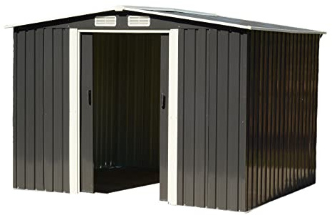 Verktygsskjul sadeltak trädgårdshus 277 × 191 cm trädgård hus VaGo