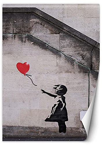 Feeby Fotomurales Arte Callejero Banksy 200x280 cm Gris Tejido No Tejido Papel Tapiz Fotográfico Decorativos Murales Dormitorio Oficina Hotel Spa There Is Always Hope
