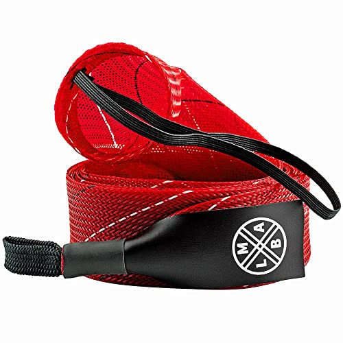 LMAB Rutenschutz, Rutensocke Cast & Spin, Rod Guard Rutenfutteral zum Angeln, versch. Größen 75 cm bis 190 cm, für Spinnrute & Castingrute (für Baitcasterruten, 75 cm)