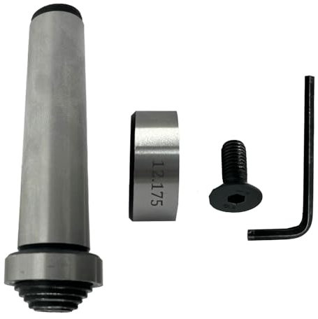 MachEl MT-3 Slitting Saw Holder Arbor - M12 x 1.75 Drawbar for Milling, Lathe Tools, and Slit Discs