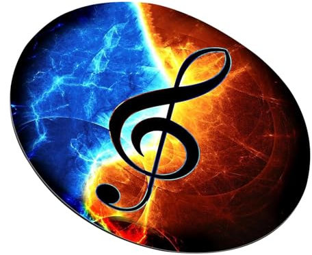 Jazz Drum Carpet | Round Electronic Drums Printed Floor Mat - Drum Accessories, 140cm/55.12 Inches Sound Absorbing Rug For Drum Set, Jazz Drums, Pianos, Electronic Keyboards