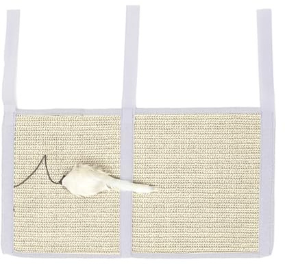 Scratch di gatto surround, gioco interno e divertimento graffiati, 25x50x0,5 cm, giocattolo gatticello per animali domestici Sisal, tappetino per protezione per mobili graffianti per gatti