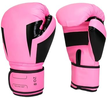 Ventilerande boxningslockor, stötdämpande PU-kår, med 26,5 x 14,5 cm träningsbesparande ring, skyddande växel, förstärkt handledsrem, hållbar sportkamp design, för MMA kickboxing daglig användning