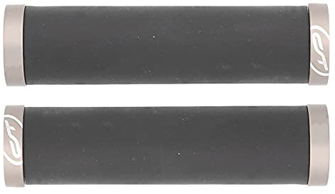 Contec - Funda de manillar de bicicleta (cuero, tamaño: 130 mm) negro