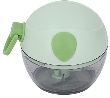 Manual Garlic Chopper, Kitchen Mincer Press Tool, Green