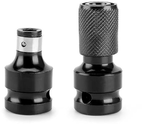 2 Pack Impact Wrench Bit Adapter Bit Holder Socket Adattatore Da 1/2 A 1/4 Di Pollice, Inserto Per Avvitatore,Utensile Multifunzione Per Chiavi Elettriche E Cricchetti