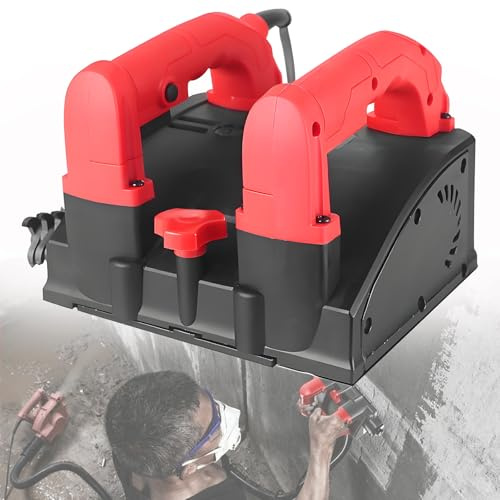 KPOUYYDS Pialla elettrica per pareti, piallatrice Manuale da 1680 W, piallatrice per pareti con Larghezza di 15 cm, piallatrice elettrica Portatile per ristrutturazione pareti Cementknife