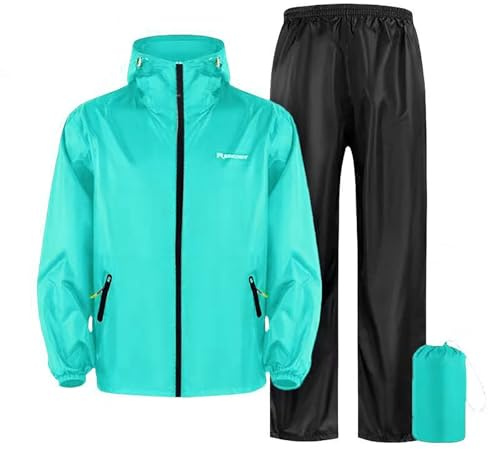 Protection contre la pluie - Équipement de vélo de moto résistant - Pantalon imperméable complet - Vêtement de cyclisme d'extérieur