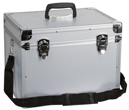 AluSafe Aluminium Carry Case & Grooming Box | Multipurpose Equipment Organiser Ideal for Horse Tack, Veterinary Supplies, Grooming, Marking, Sheep Dosing and More | Padded Interior, Adjustable Strap