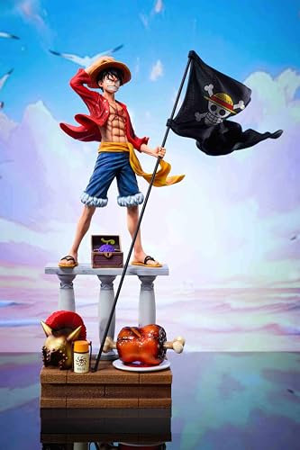 Figura de mono D. Luffy, escala 1/6, kit de garaje pintado y completo, venta limitada J.S, estatua (versión estándar)