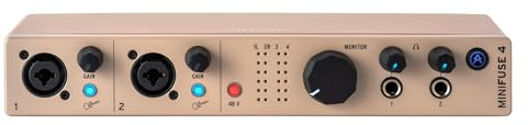 Arturia MiniFuse USB-C Audio Interface (Champagne, MiniFuse 4)