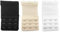 Yesmin Pack of 3 Bra Strap Extenders Extensions Elastic Extender Set 3 Hooks (White, Black and Skin Colors)