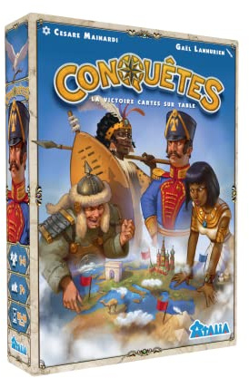 Atalia | Conquêtes | Jeu de société stratégique | De 2 à 4 Joueurs | A partir de 8 Ans | De 15 à 30 Minutes | Mise en Place Rapide et rejouabilité