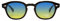 Vintange Sunglasses LUNETTES DE SOLEIL MOSCOT JOHNNY DEPP TONY STARKS OSVALDO UV 400 NOUVEAU 2022, Dégradé bleu jaune, Medium
