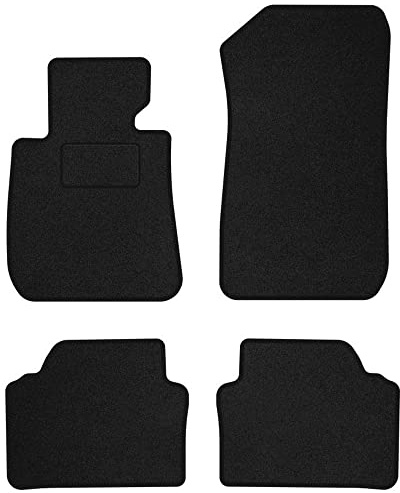 MOTOS Standard Velours-Fußmatten passend für BMW 3er E91 2004-2011 - Standard, Gewebt, Schwarz fußmatten Auto - Erleben Sie neuen Fahrkomfort mit einem Automatten Satz für Ihr Auto