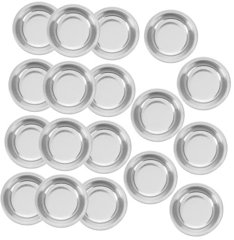 Toyvian 18pcs Palette Mixing Tray for Small Round Paint Palette Artist and Watercolor Tray