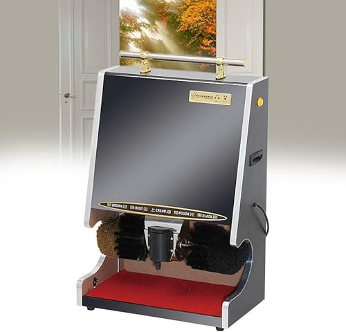 WEIMILOR Electric Shoe Cleaner, Electric Household Shoe Shine Machine, Stainless Steel Commercial Shoe Polisher, Home Shoe Polishing Machine