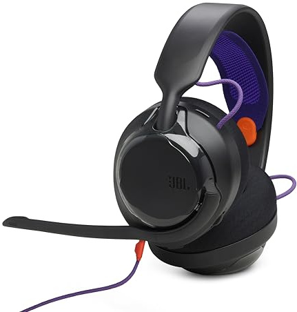 JBL Quantum 250 Wired Gaming Headset Spatial Sound Mic - Black