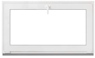 Framex Finestra per cantina, bianca, 120 x 90 cm, 2 scomparti da 32 mm (4/24/4), finestra in plastica, larghezza x altezza (1200 x 900 mm), funzione finestra ribaltabile