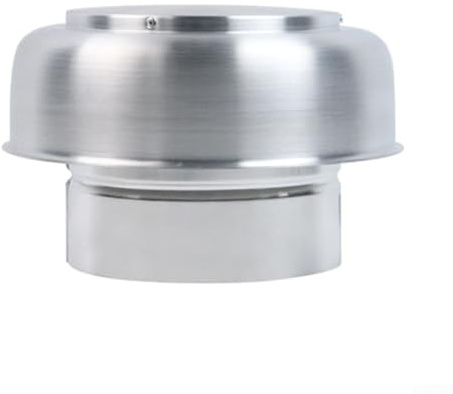Skorstenens takhuva, aluminiumkonstruktion, passar skorstenar med 13 cm diameter, blockerar skräp och vatteninträngning (1)