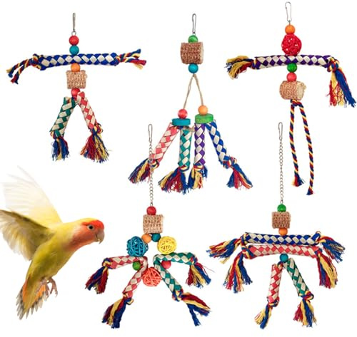 Générique Vogelspielzeug för vikter, naturtroget Maiskolben Luffascheiben | Kauspielzeug för graupageien, Aras, Kakadus, Amazonas och Andere Kleine och mittelgroße
