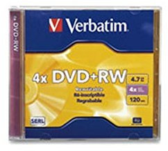 Verbatim Dvd+rw 4.7GB - Confezione da 1