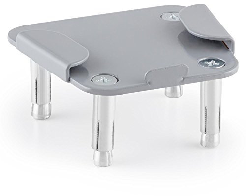 blumfeldt Support de Sol pour Store latéral Bari métal avec Peinture en Poudre