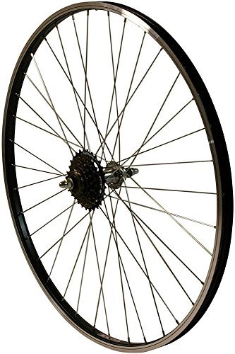 Redondo 28 Zoll Hinterrad Laufrad Kasten Felge + 6 Fach Kranz Schwarz