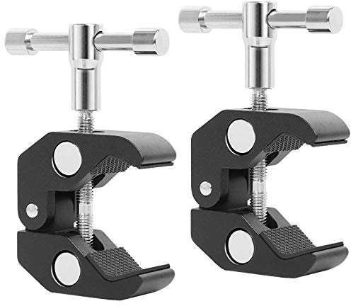 TRIXES Krabbklämma 2-Pack – Fäste Med 1/4 & 3/8 Gänga