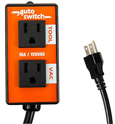 O'SKOOL Automatic Vacuum Switch Allows Power Tool to Turn Vacuum/Accessory on and Off Automatically, PTA08