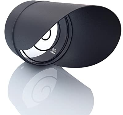 Tygerix 1x protección Horizontal contra la Lluvia de acero Inoxidable para Horno Ø 80 mm, ¡Resistente hasta 1000 °C!