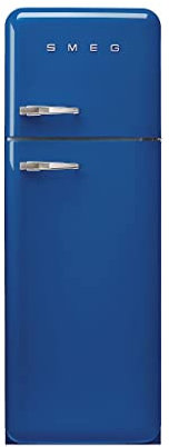 Smeg Right Hand Hinge FAB30RBE5 70/30 Fridge Freezer - Blue - D Rated