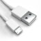 Justcom Micro-USB Ladekabel für Panasonic P55 Novo Weiß 50 cm Handy Schnellladekabel Datenkabel