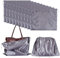 NBEADS 12 Pz Sacchetti per La Polvere, Portaoggetti In Finta Seta, Borse Da Viaggio Portatili In Tessuto con Coulisse per Scarpe, Stivali, Grigio 39.7x50 cm