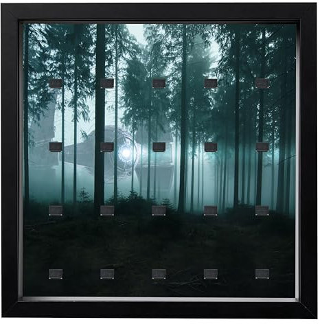 GetStones24 Vitrine für Lego® Figuren - 35x35cm Bilderrahmen - MF_0006