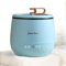 Hdylianx Japanese Mini Electric Rice Cooker with Steamer Basket for 1-3 People,1.8L Auto Keep Warms colored food grades non -stick internal pot food for Cooking Rice, Porridge, and Soup (Sky Blue)