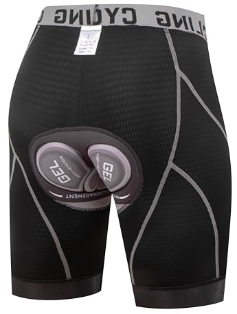 COTOP Shorts de Ciclismo para Hombre con Acolchado de Gel - Ropa Interior Transpirable MTB/Moto，Regalo Ideal para Ciclistas