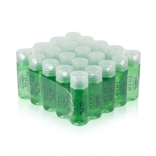50 Flaconi Gel Doccia 30 ml – Detergente Corpo Monodose, Doccia Schiuma Formato Viaggio, Amenities Bagno, Kit Cortesia, Mini Flaconi, Confezione Ricarica