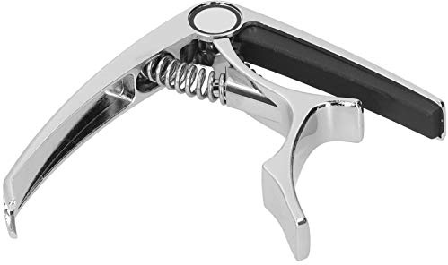 Generic Guitar Zinc Alloy Durable Plucking Function for Acoustic Guitar Musical Instrument Supplies (Silver)