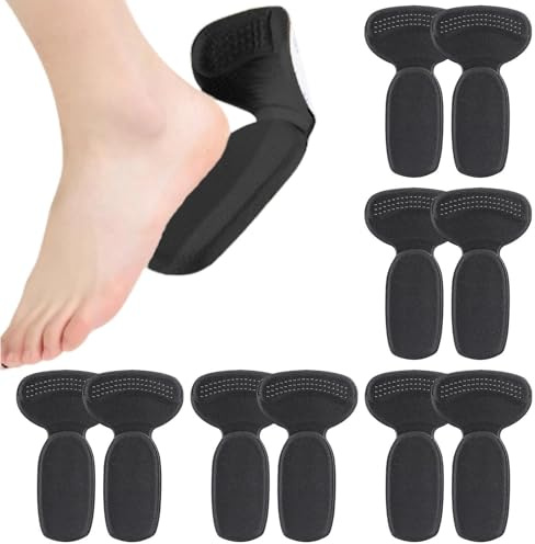Schuheinlagen für die Fersen - Die 10 Stück Fersen-Einlegesohlen - Hochdichte Schuh-Haftpolster,für Damen und Herren bei Hochzeiten, Partys, im Büro, beim Tanzen, Outdoor, auf Reisen und beim