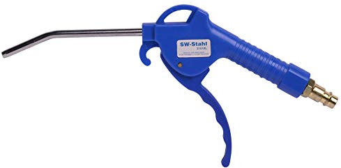 SW-Stahl 21518L Druckluft-Ausblaspistole, 100 mm I 1/4 Zoll Anschluss I robuste Druckluftpistole für Werkstatt, Industrie und Fahrzeugreinigung I pneumatisches Reinigungswerkzeug I Druckluft Zubehör