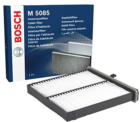 Bosch Filtro Abitacolo Standard M5085, Filtro di Ricambio - Filtra polline e polveri per un'aria più pulita all'interno del veicolo