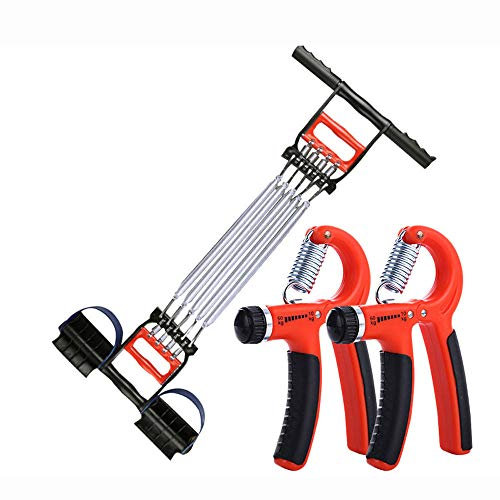 RGFITNESS Handtrainer/Handtrainer Kinder, Verstellbarer Handgriff-Übungsapparat - Stärken Sie Griff, Handpresse, Unterarmgriff, Handübung, Greifer, Fingerkraftverstärker,Black