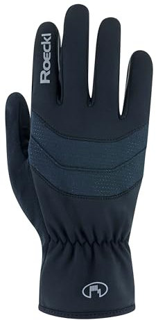 Roeckl Sports Fahrradhandschuh RAIANO, Unisex Fingerhandschuh, Schwarz 8.5